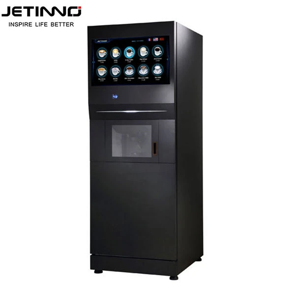 Mønt-/kreditkortautomat med espresso/frisk te/instant drik -- JL500-ESFB8C