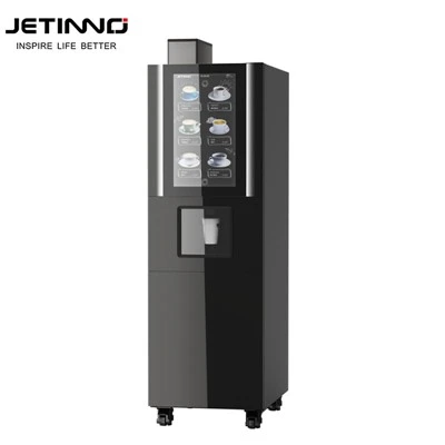 Fritstående kaffeautomat 22 tommer lodret skærm med varme drikke